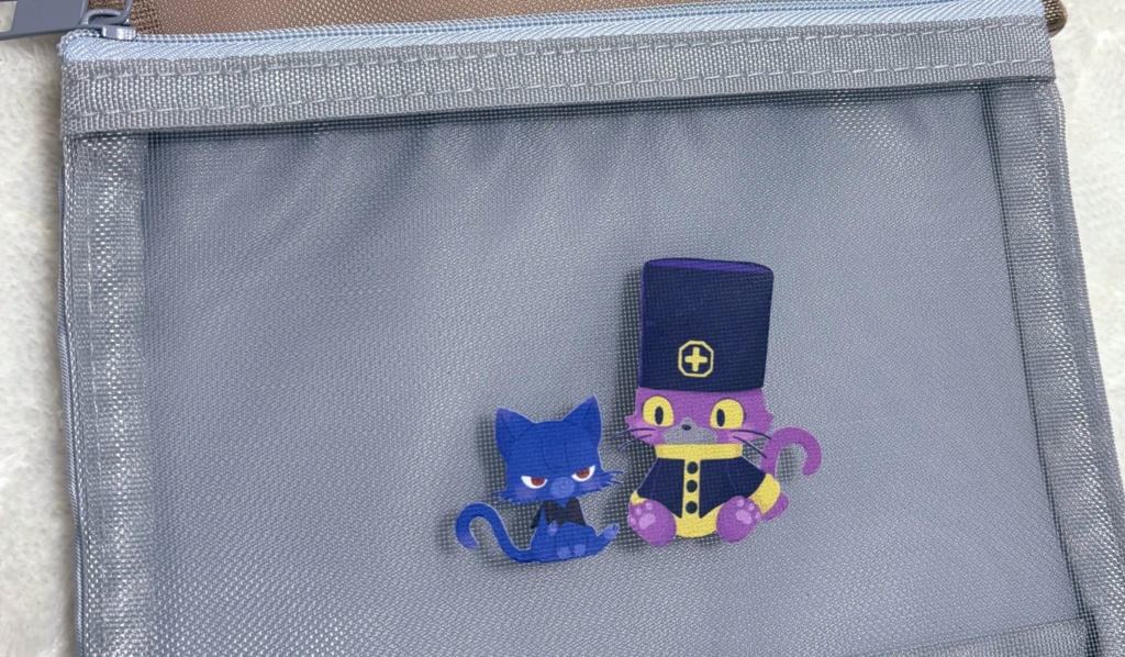 メッシュポーチ　師弟