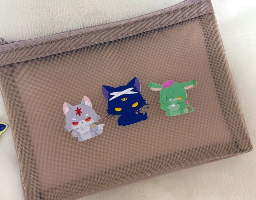 メッシュポーチ　ケモ禍神