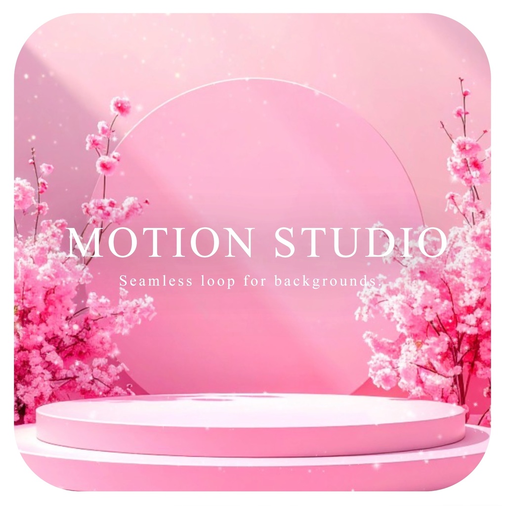 桜のステージ 動画素材