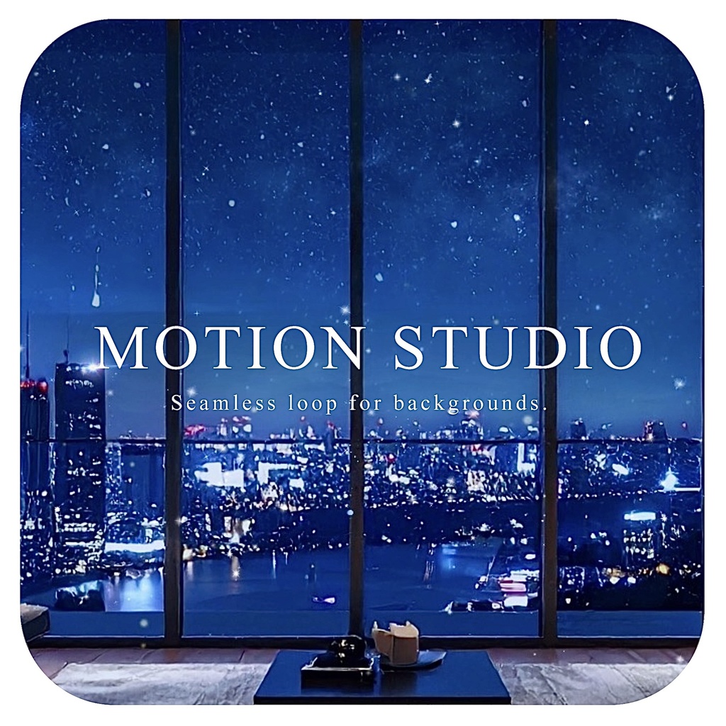 夜景の見えるリビング 動画素材