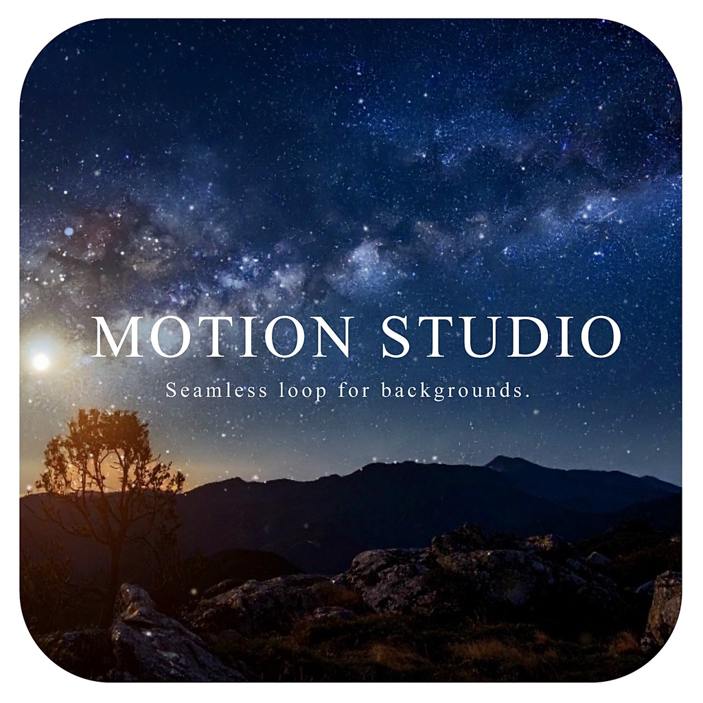 夜の星空 動画素材