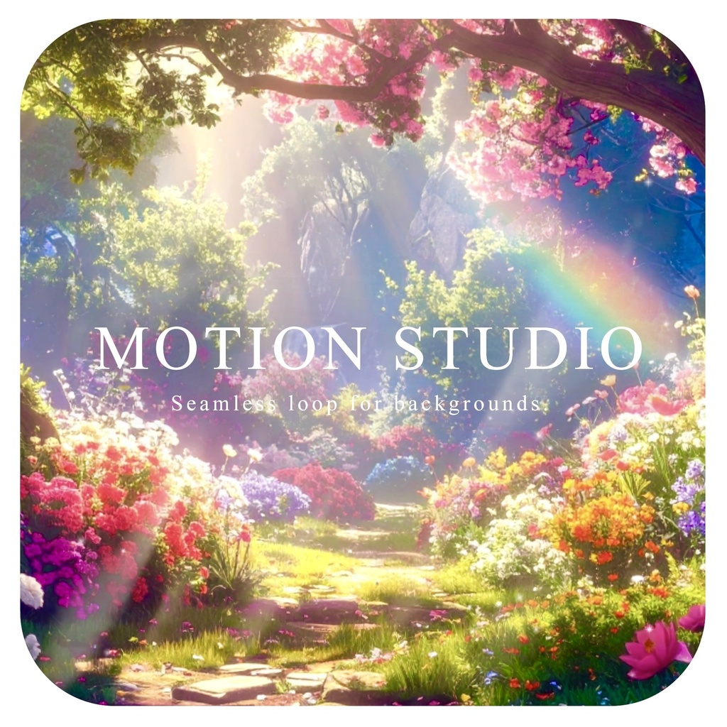 美しい花と森 動画素材