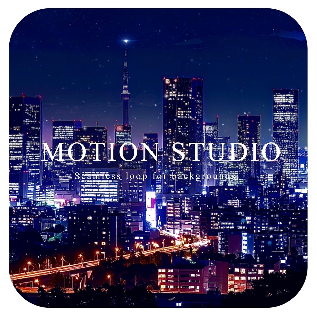 大都会の夜景 動画素材