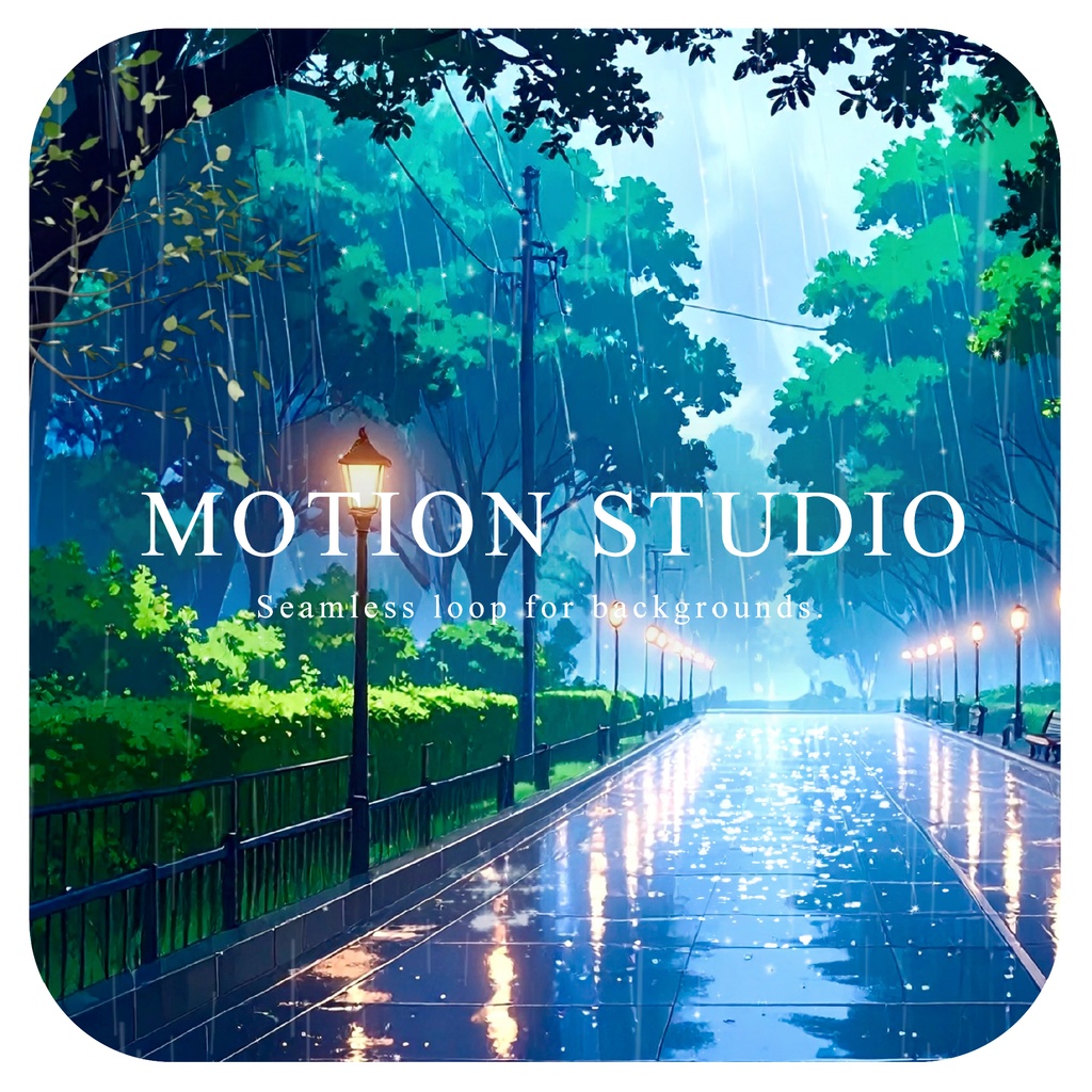 雨の日の風景 動画素材