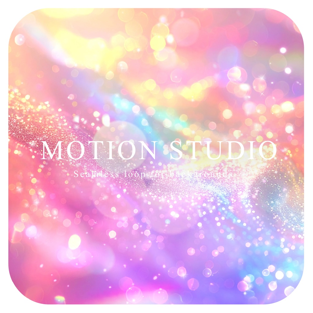 キラキラ輝くプリズムの動画素材