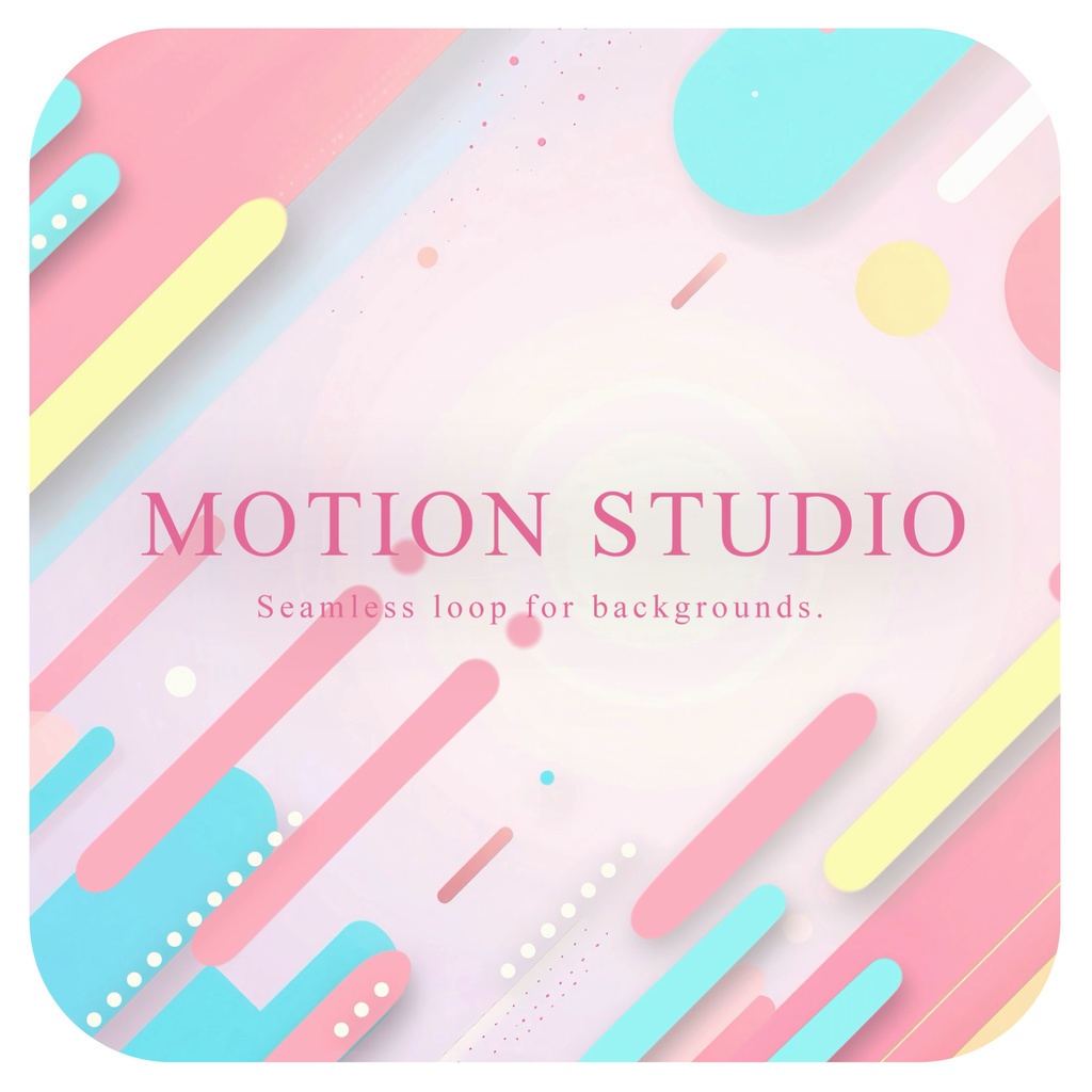 ポップに流れる背景動画素材