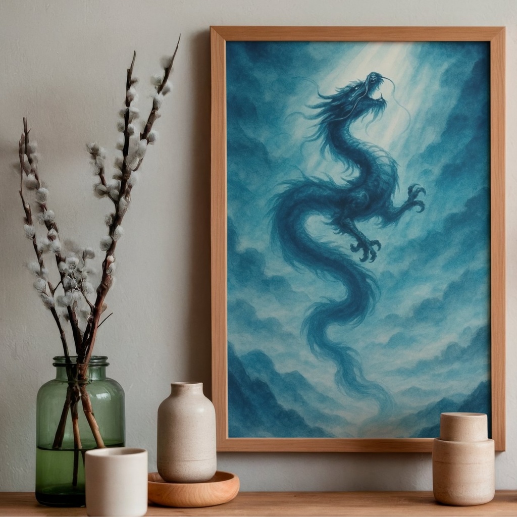 Azure Dragon — 上昇と再生の象徴 —【B001】