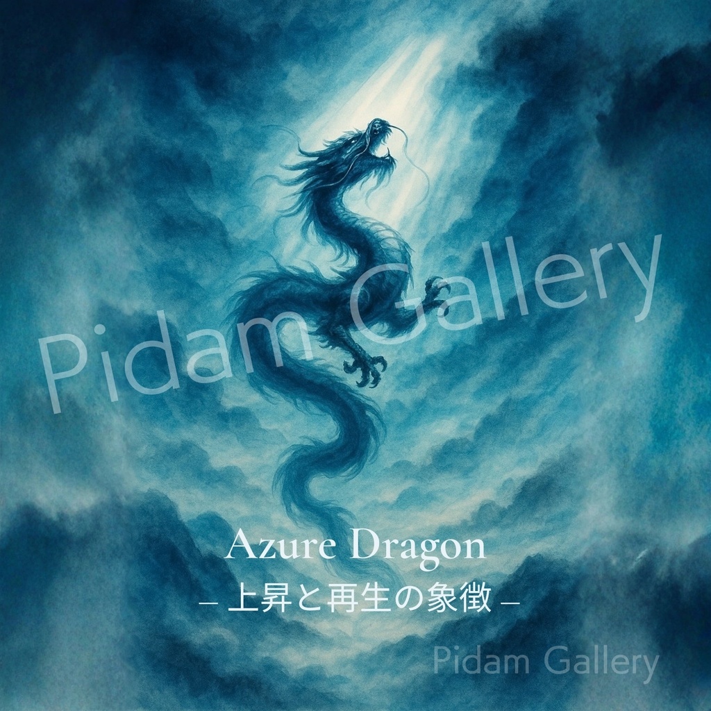 Azure Dragon  — 上昇と再生の象徴 —【B001】