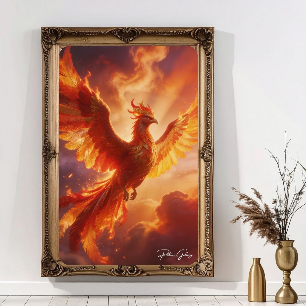 Phoenix of Rebirth|再生の鳳凰アート | A4デジタル