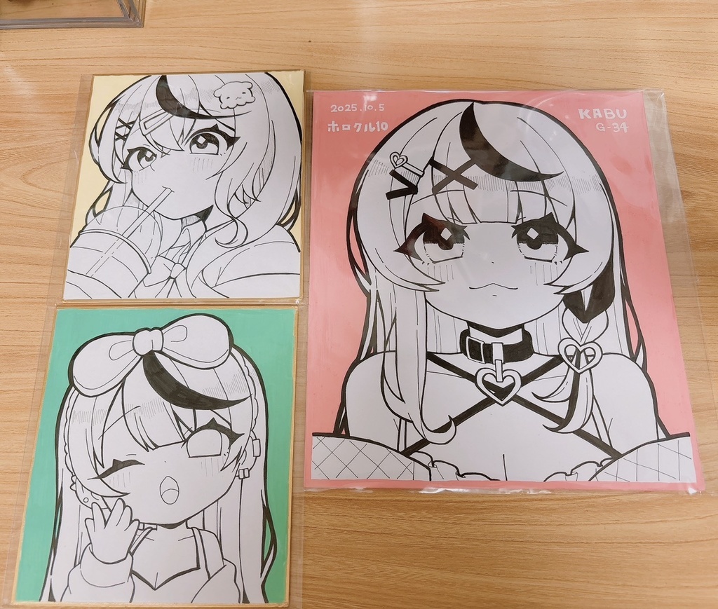 【非公式】直筆色紙