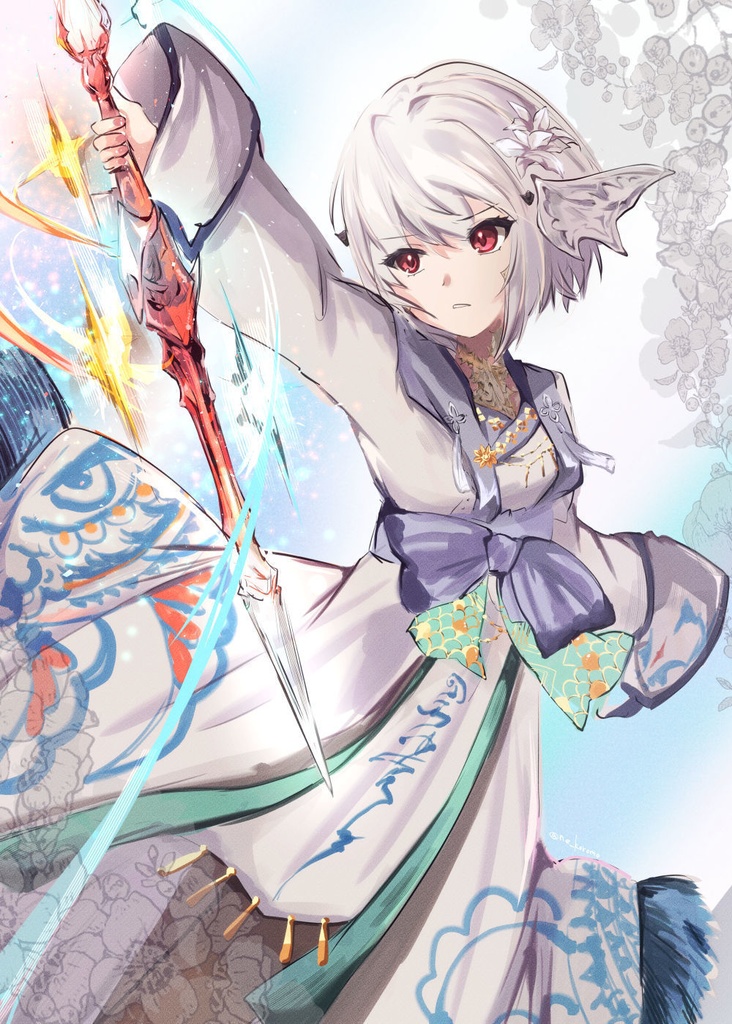 赤魔アウライラスト集「ROUGE」