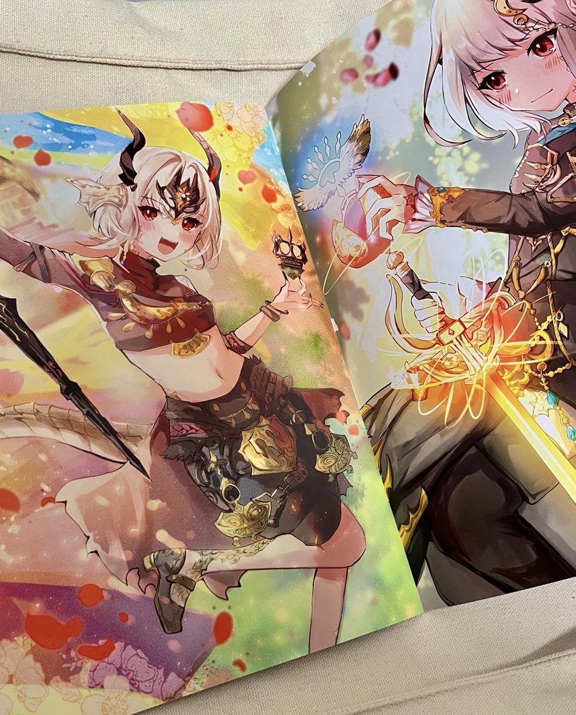 赤魔アウライラスト集「ROUGE」