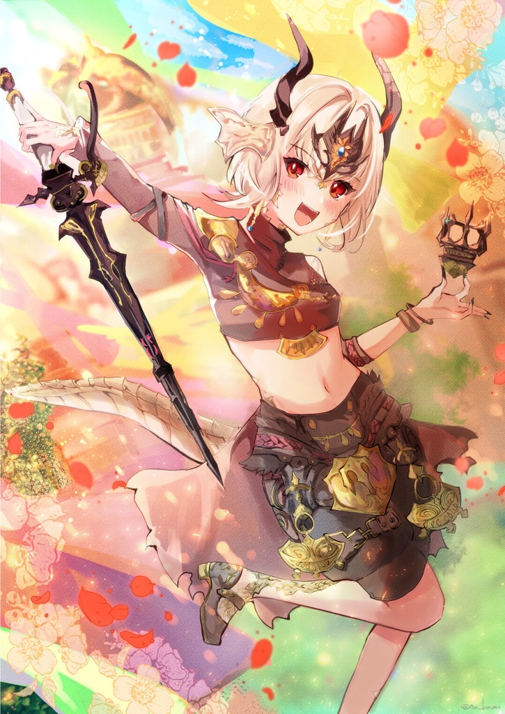 赤魔アウライラスト集「ROUGE」