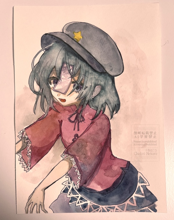 宮古芳香◆東方水彩原画(A5サイズ)