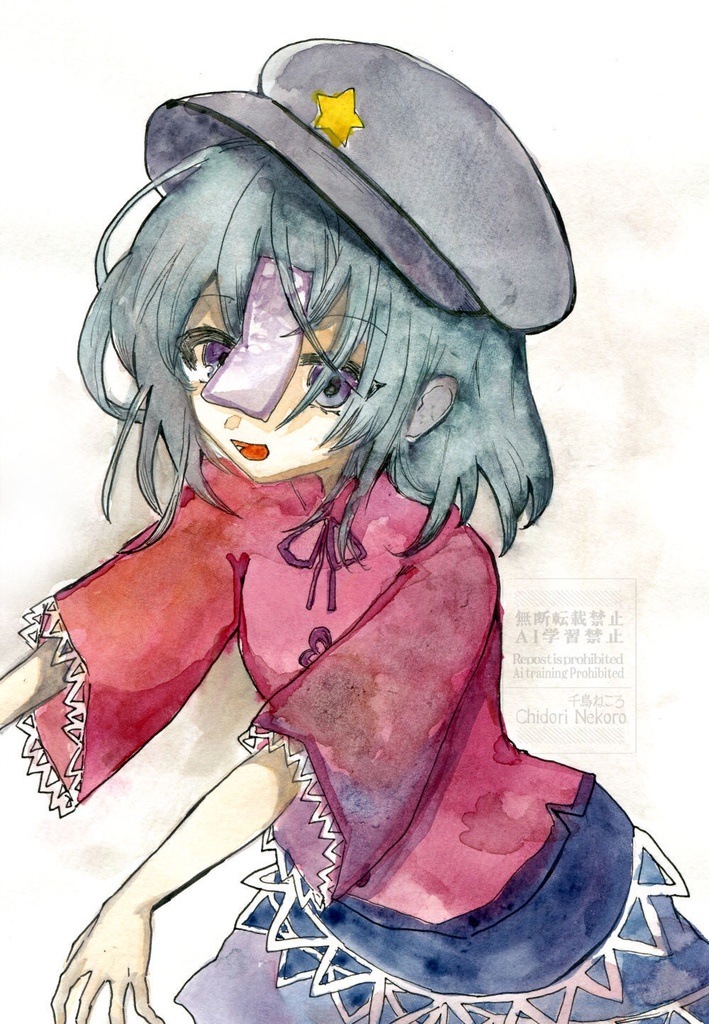 宮古芳香◆東方水彩原画（A5サイズ）