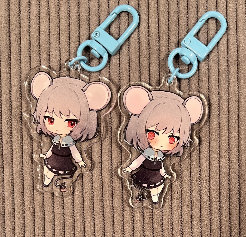 【両面印刷アクキー】文・ナズ・チミ