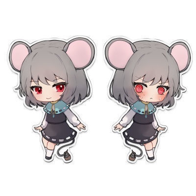 【両面印刷アクキー】文・ナズ・チミ