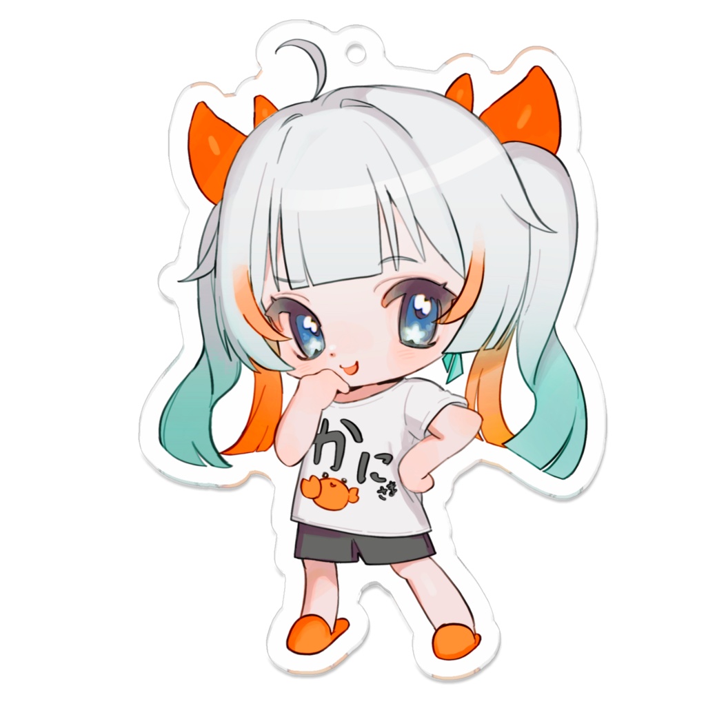 【常設】2026年春服特別イラストアクキー！夏・冬ちびカニちゃそアクリルキーホルダー