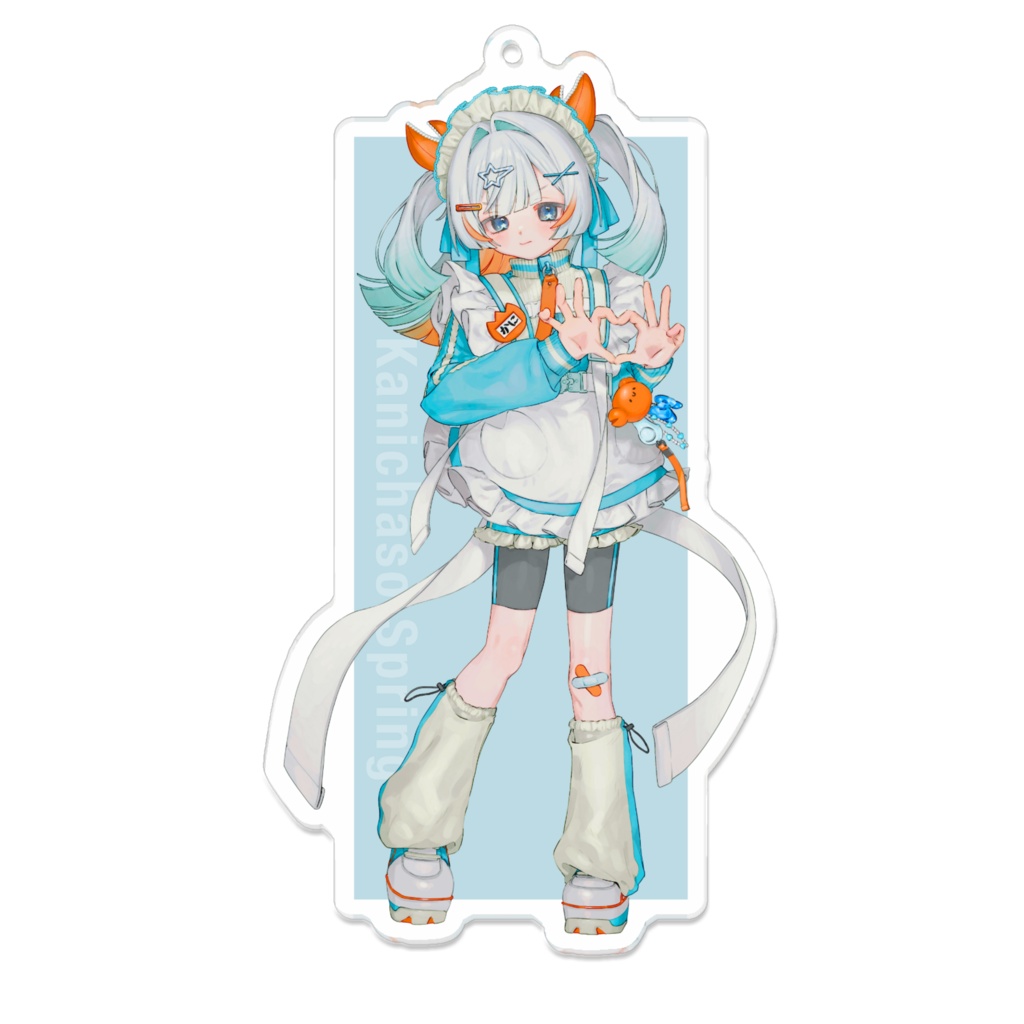 【常設】2026年春服特別イラストアクキー!夏・冬ちびカニちゃそアクリルキーホルダー