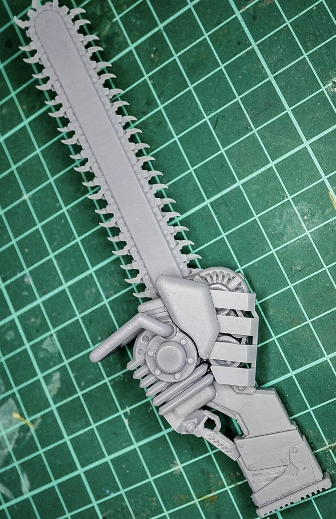 1/12フィギュア用武器チェーンソー「ソウルイーター」