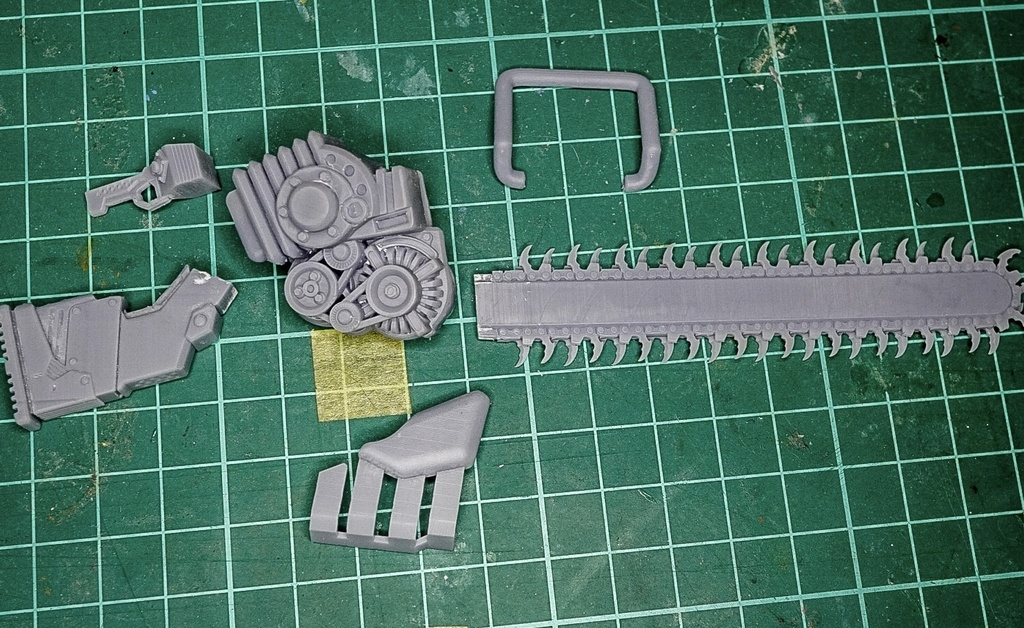 1/12フィギュア用武器チェーンソー「ソウルイーター」