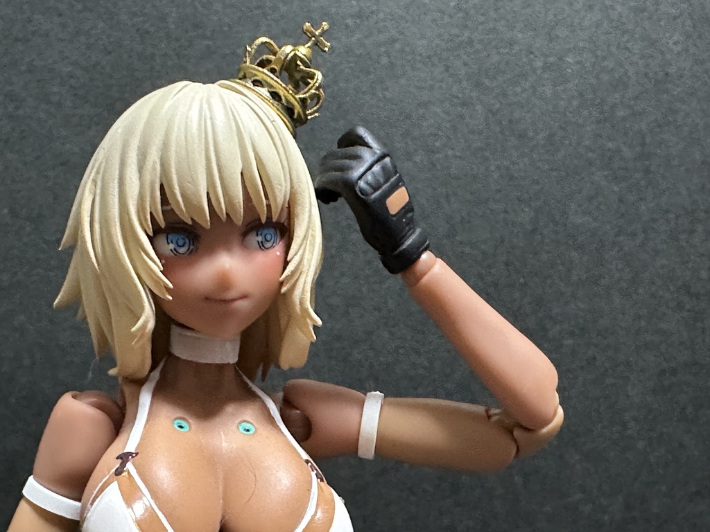 【未塗装】ミニサイズ王冠 4サイズ フィギュア等に