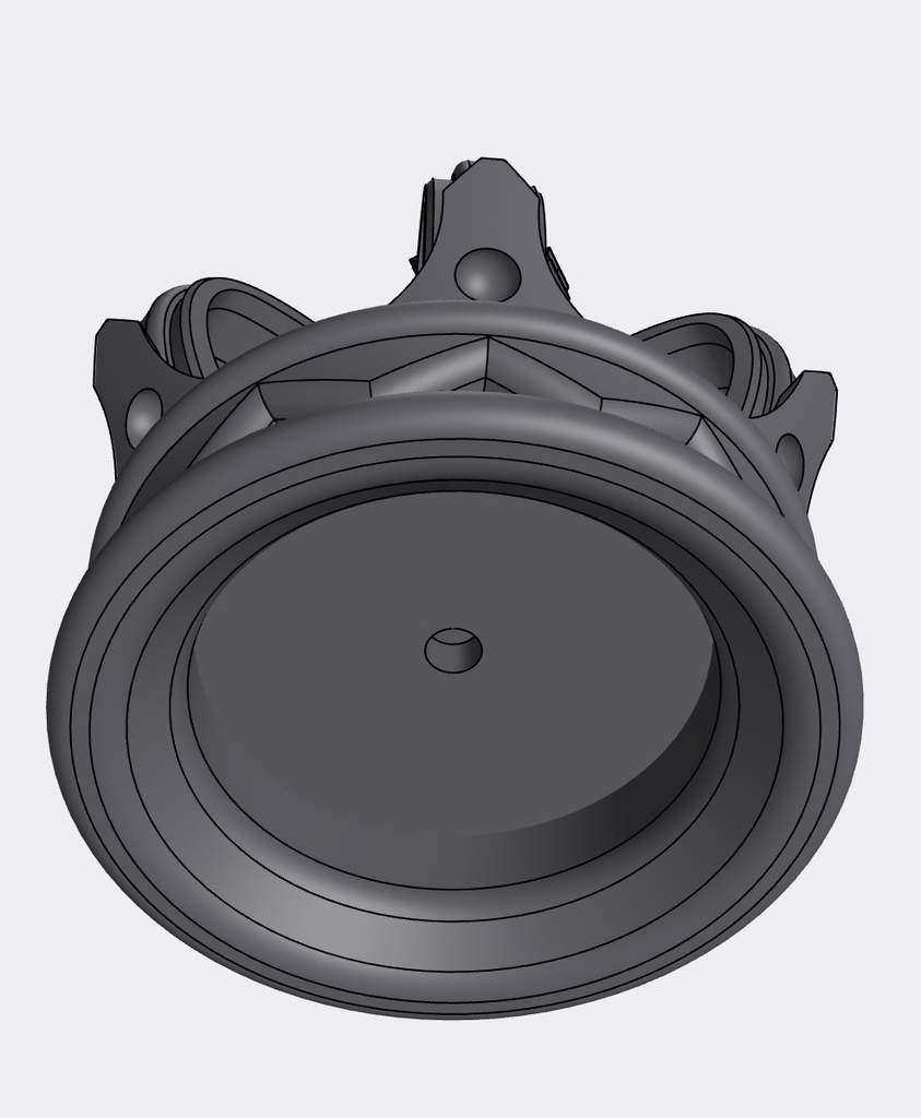 【未塗装】ミニサイズ王冠 4サイズ フィギュア等に