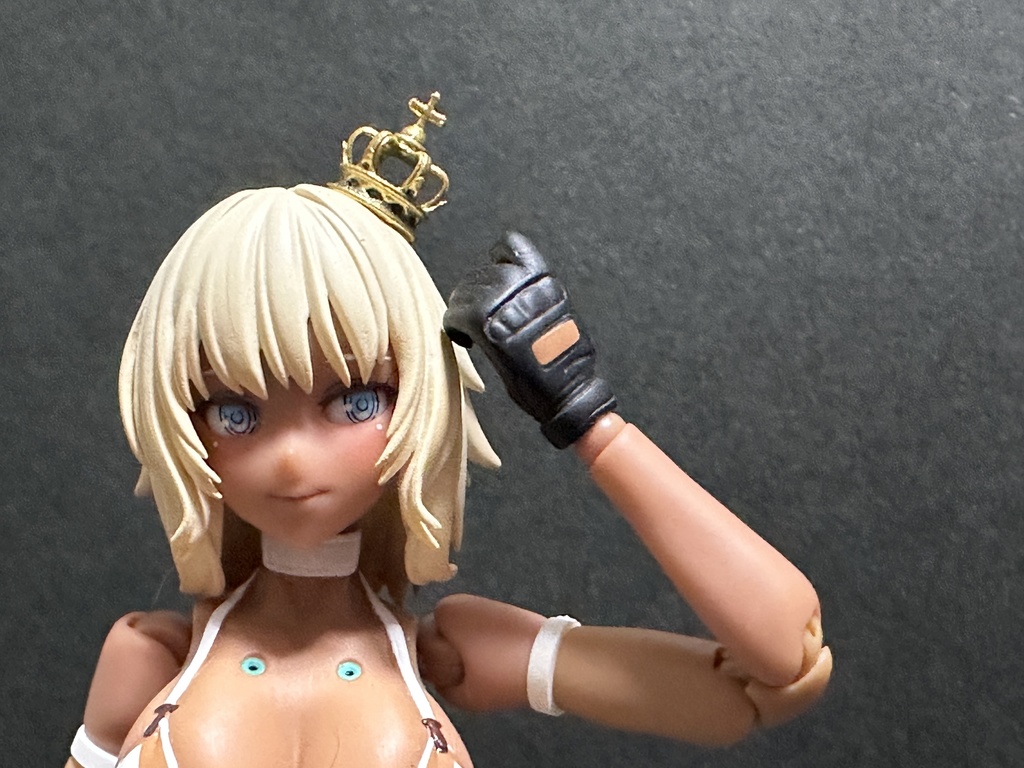 【未塗装】ミニサイズ王冠 4サイズ フィギュア等に
