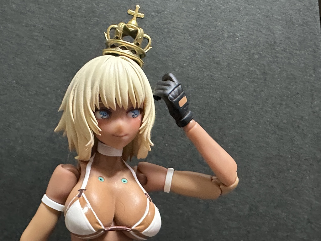 【未塗装】ミニサイズ王冠 4サイズ フィギュア等に