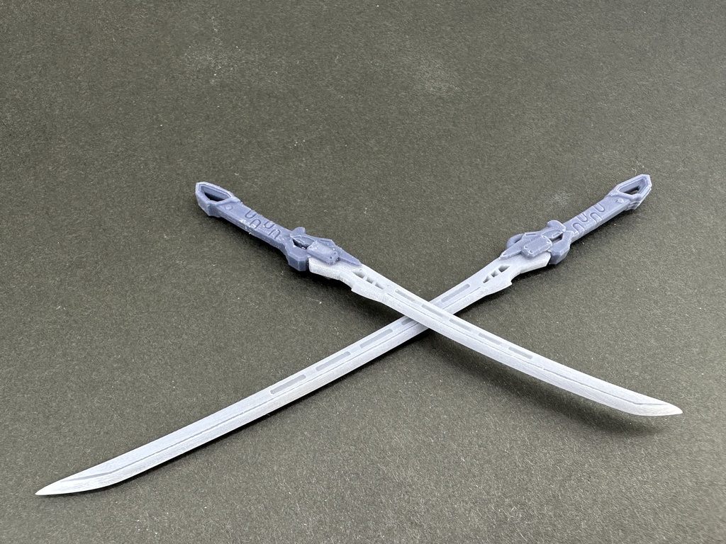 1/12 サイバー刀「海斬丸(ウミキリマル)」大脇差「風斬丸(カゼキリマル)」