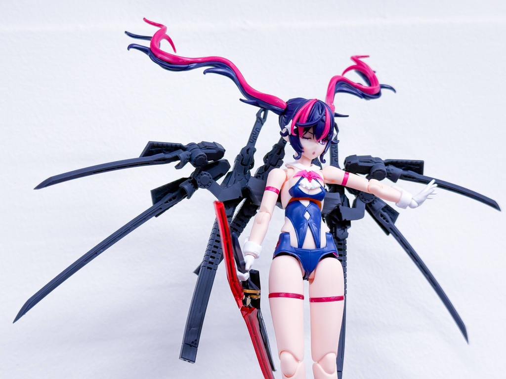 【フルセット】帯刀ユニット『羽衣』左右＆サイバー刀