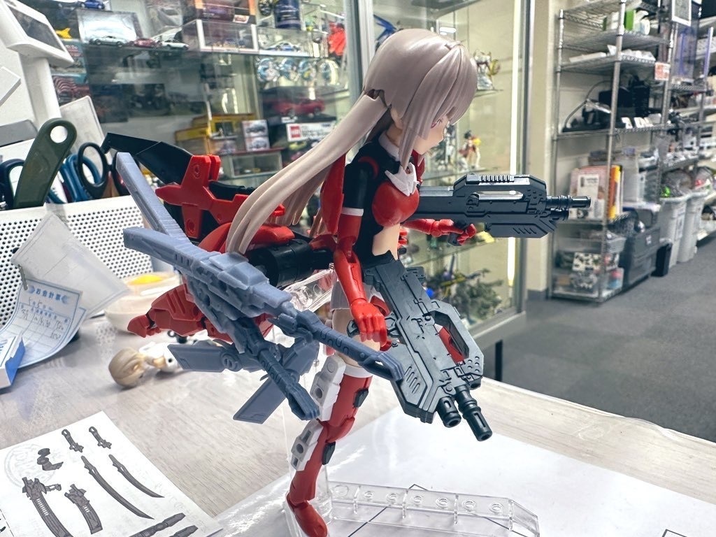 【フルセット】帯刀ユニット『羽衣』左右&サイバー刀