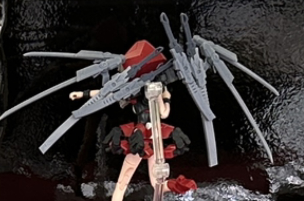 【フルセット】帯刀ユニット『羽衣』左右&サイバー刀