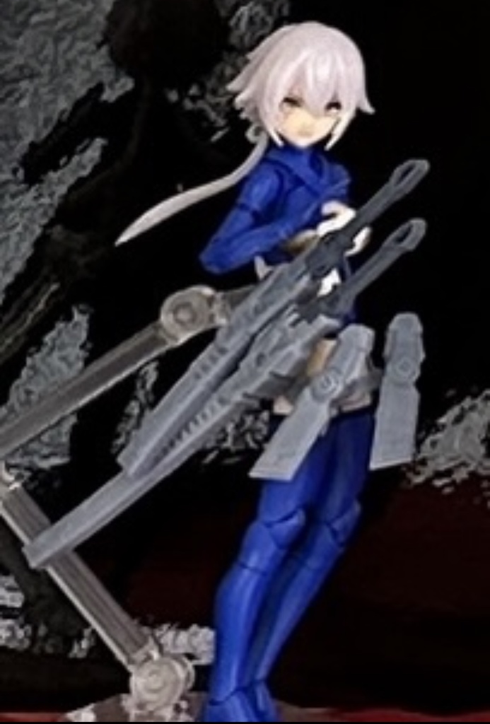 【フルセット】帯刀ユニット『羽衣』左右&サイバー刀