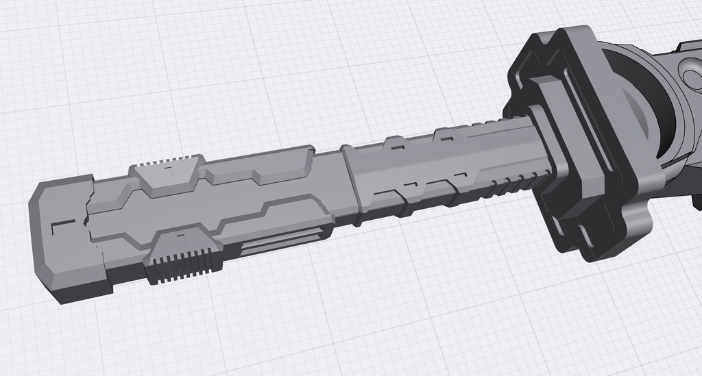 サイバー長刀「スメラギ」フィギュア用3Dプリントキット