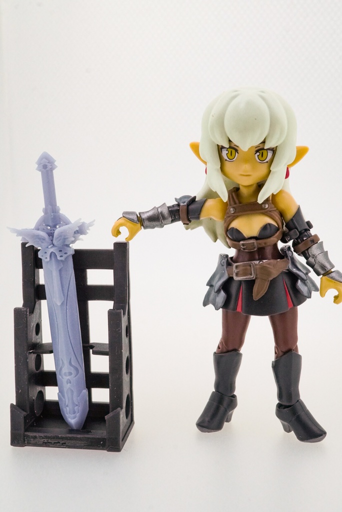 1/24ミニドワーフの鉄製武具立て