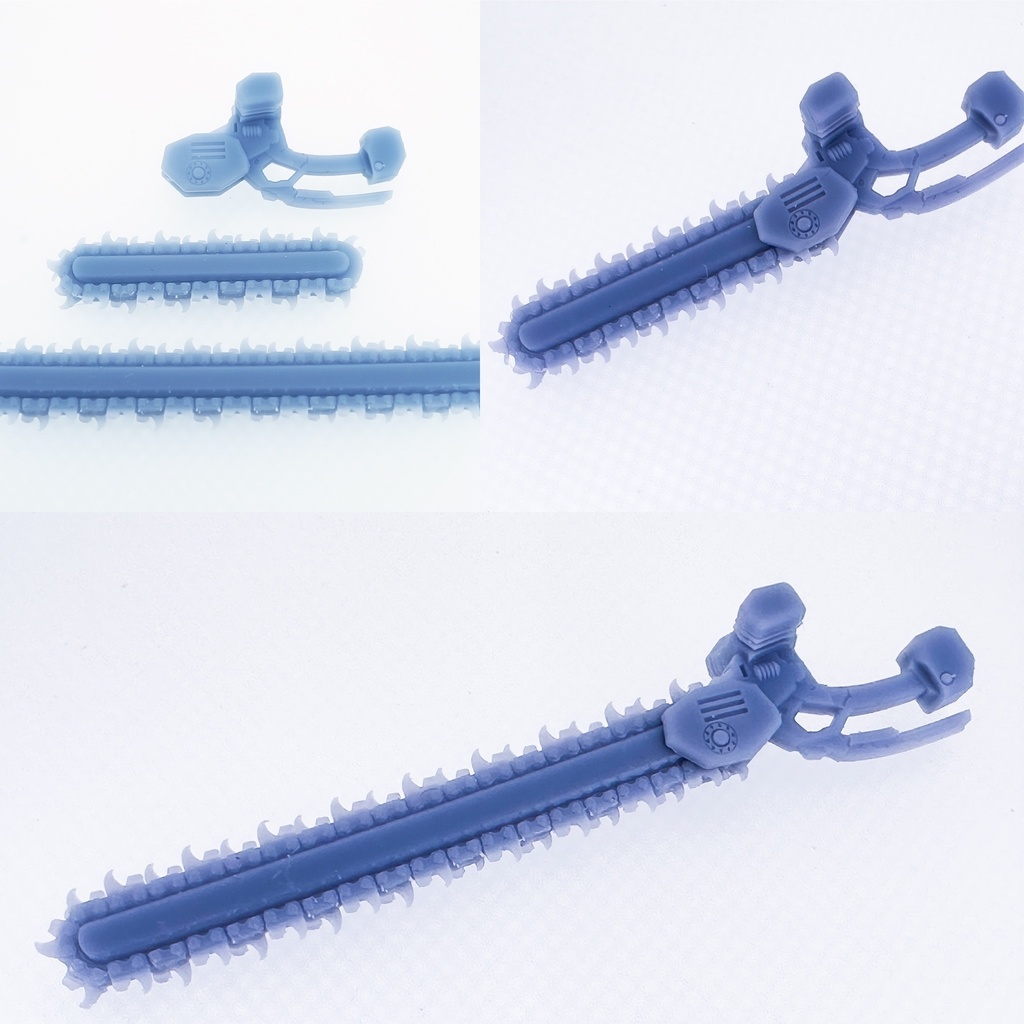 1/12 チェンソーブレード(長短差し替えセット)