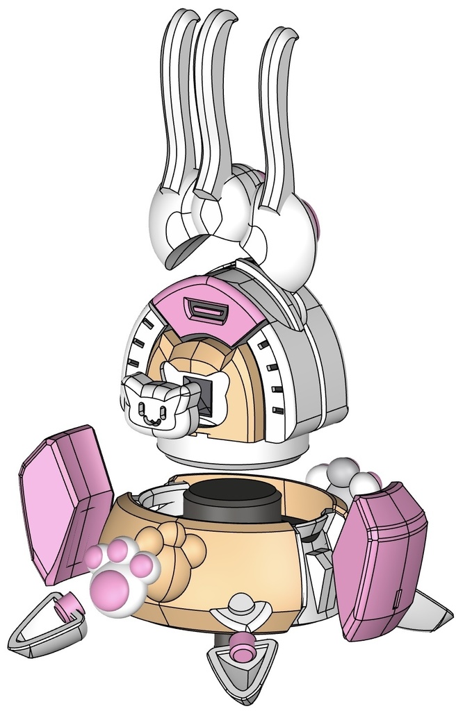 プニモフ用1/12武器 プニ⭐︎モフシリーズ