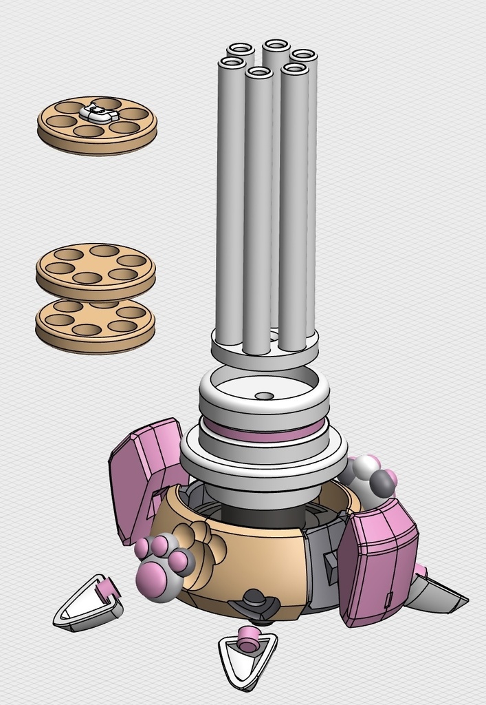 プニモフ用1/12武器 プニ⭐︎モフシリーズ