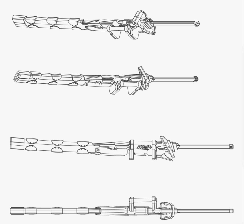 1/12 サイバー大太刀『枝垂れ血桜』