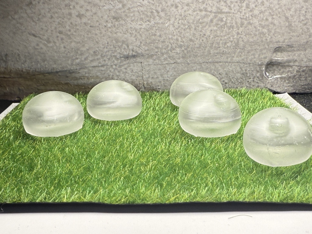 1/24想定 無塗装 クリア スライム 5ひきセット