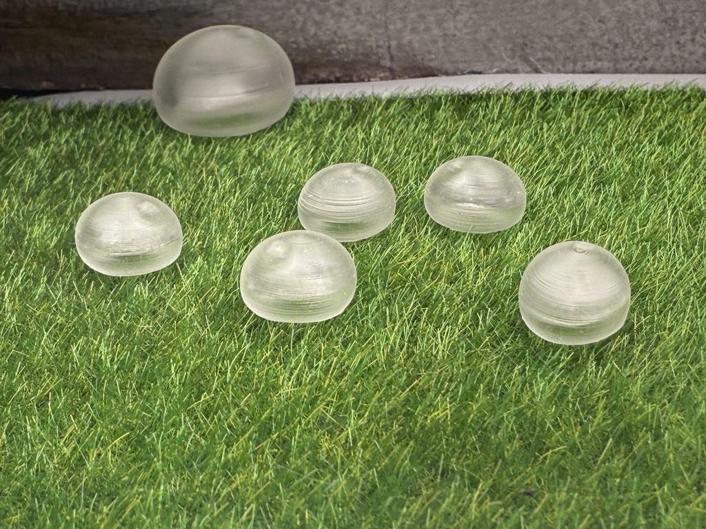 1/24想定 無塗装 クリア スライム 5ひきセット