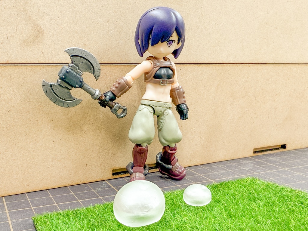 1/24想定 無塗装 クリア スライム 5ひきセット