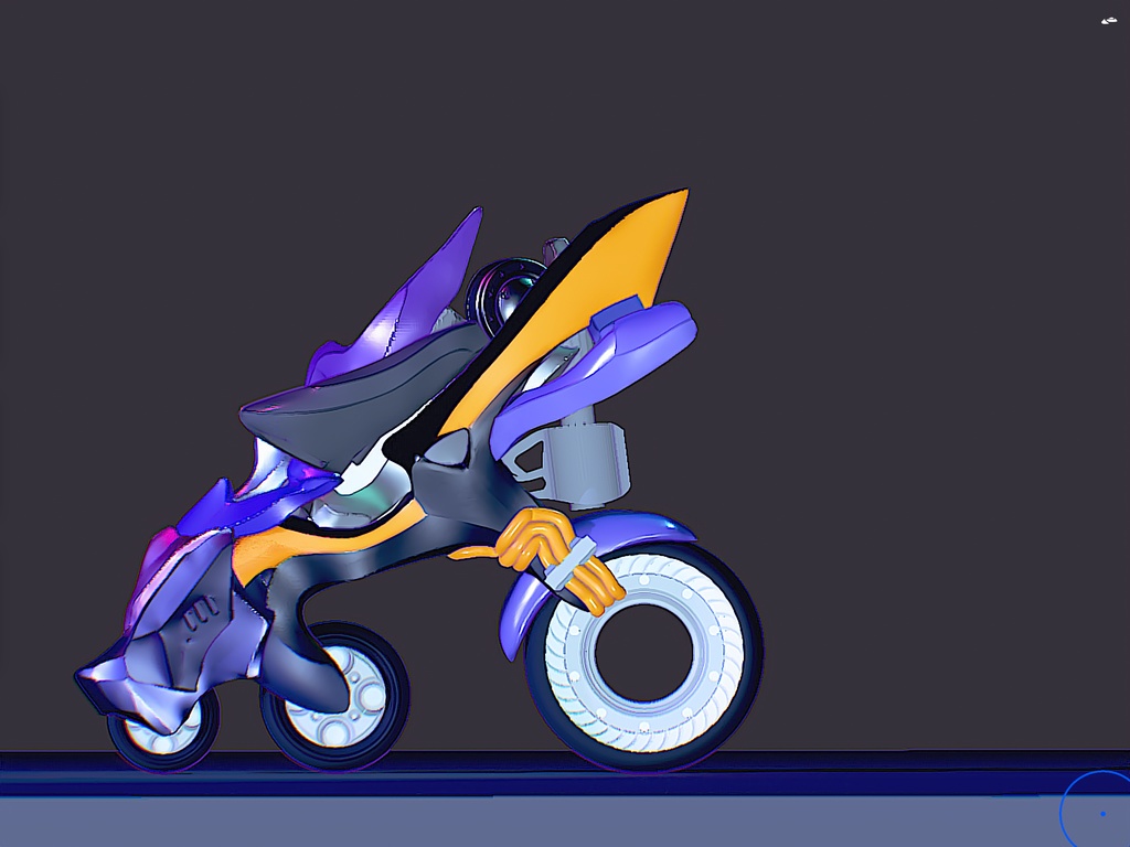 都市戦特化型 高速戦闘ユニット『紫電』