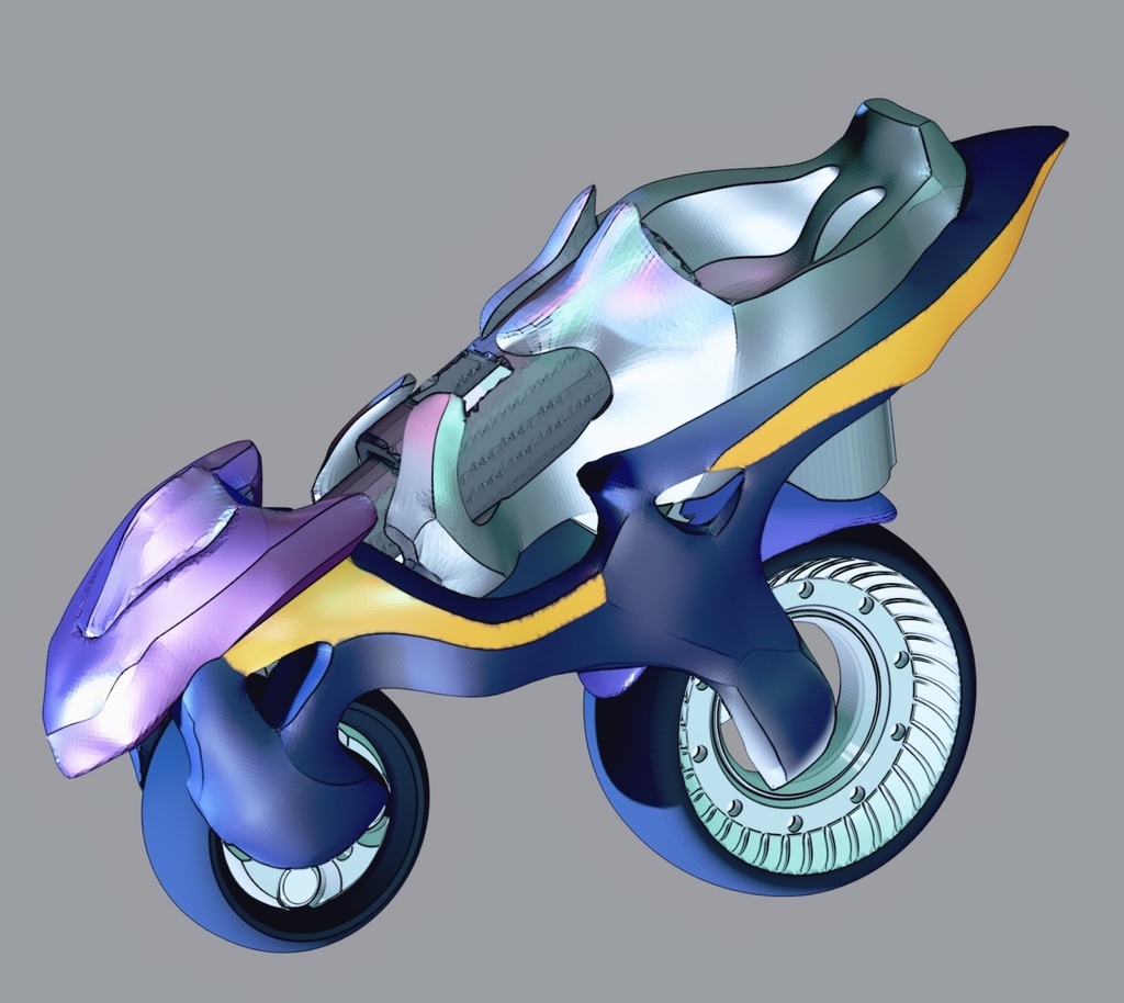 メガミ用高速戦闘ユニット『雷電』