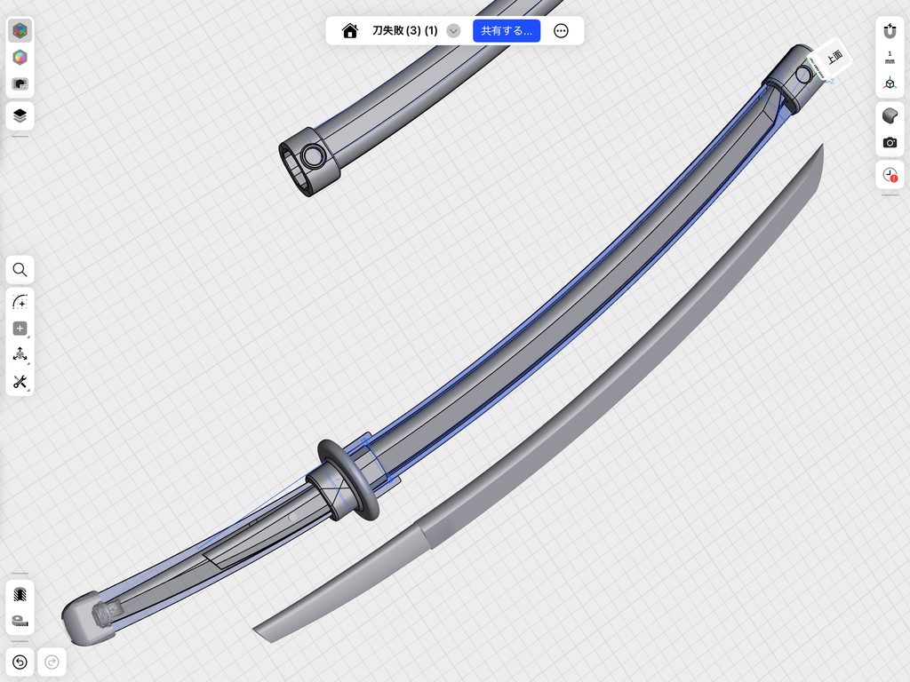 BISAION 2026年版 3mm鞘の刀セット(打刀&太刀)