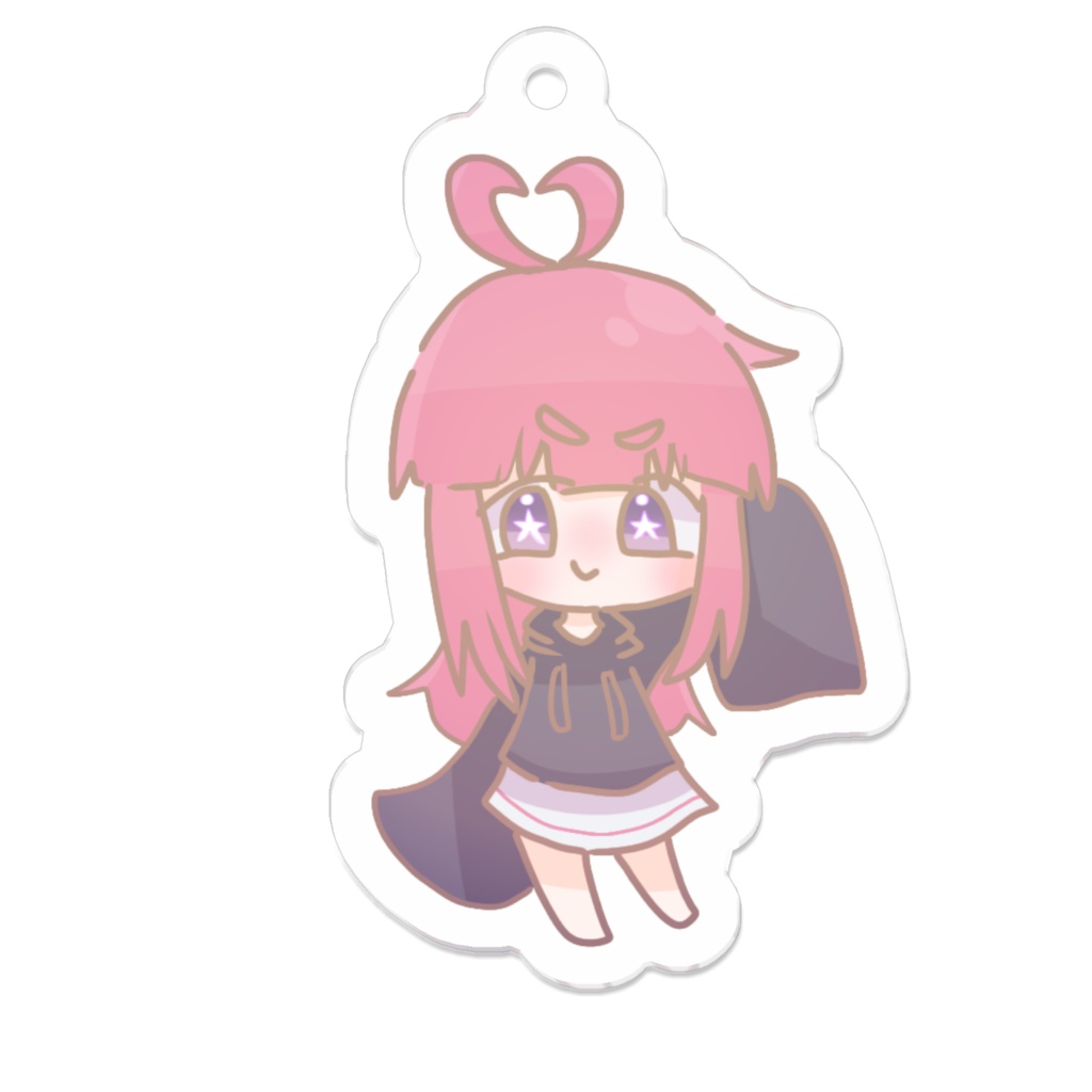 桃絵 アクリルキーホルダー