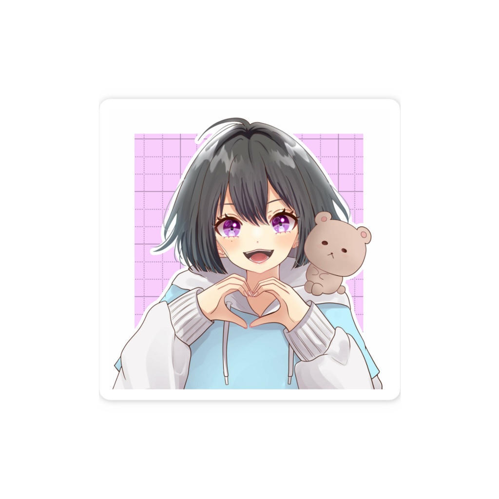 ステッカー(感謝イラスト)
