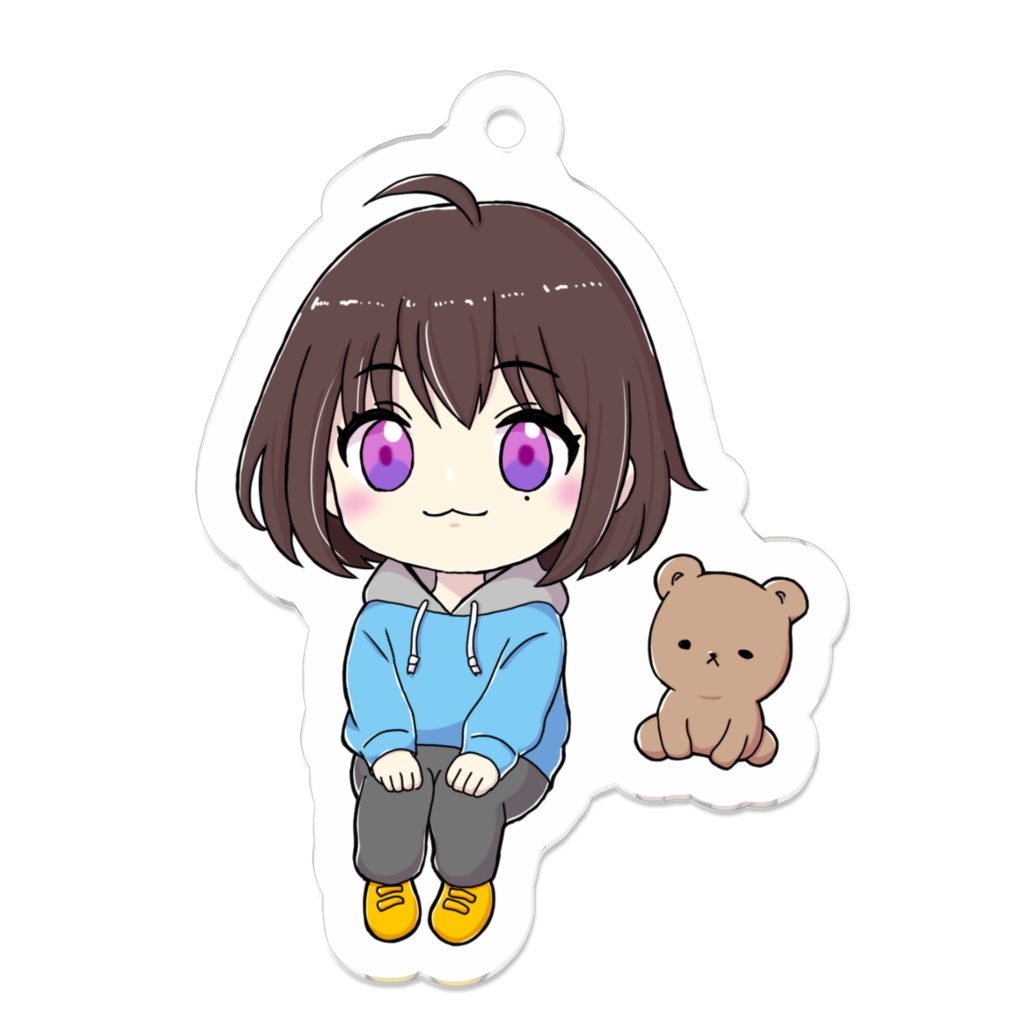 お座り人妻アクキー