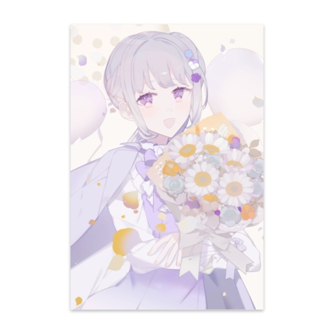 1周年記念ポストカード（メッセージ入り）